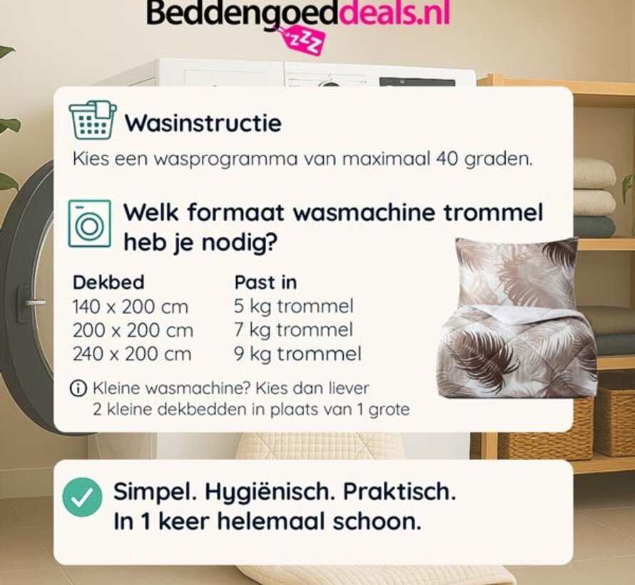 Dekbed Zonder Overtrek - Jayda - Lazy