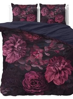 Dreamhouse Satin WILD Canberra - Zwart/Rood Dekbedovertrek