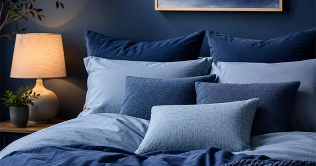 Waarom kiezen voor blauw in je slaapkamer? Dit is wat het met je doet