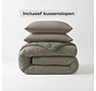 Dekbed Zonder Overtrek - Kaki Diamond Lazy