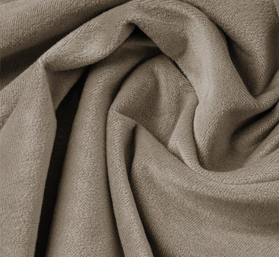 2-Pack: Kussenslopen - Velvet - Taupe/Grijs