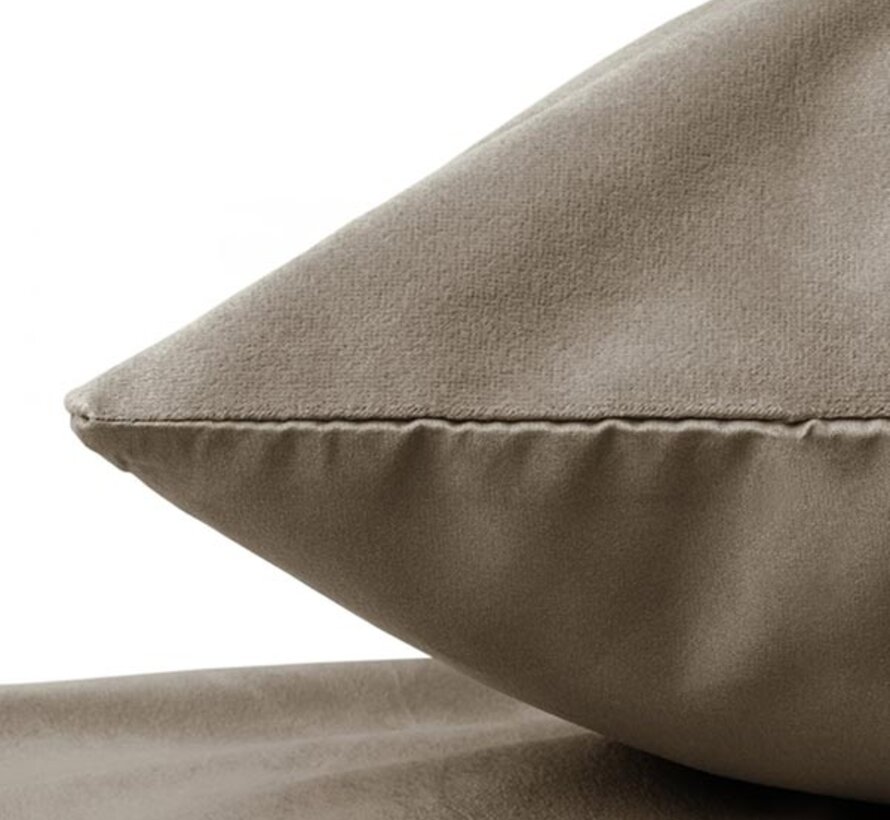 2-Pack: Kussenslopen - Velvet - Taupe