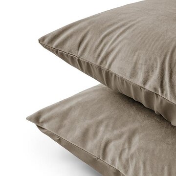 Dreamhouse 2-Pack: Kussenslopen - Velvet - Taupe/Grijs