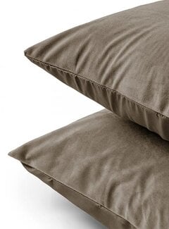 Dreamhouse 2-Pack: Kussenslopen - Velvet - Taupe