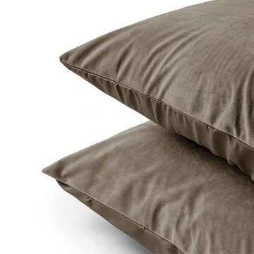 Dreamhouse 2-Pack: Kussenslopen - Velvet - Taupe