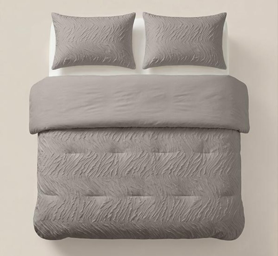 Dekbed Zonder Overtrek - Taupe Salva Lazy