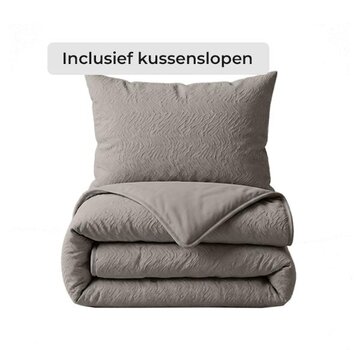 Sleeptime Dekbed Zonder Overtrek - Taupe Salva Lazy