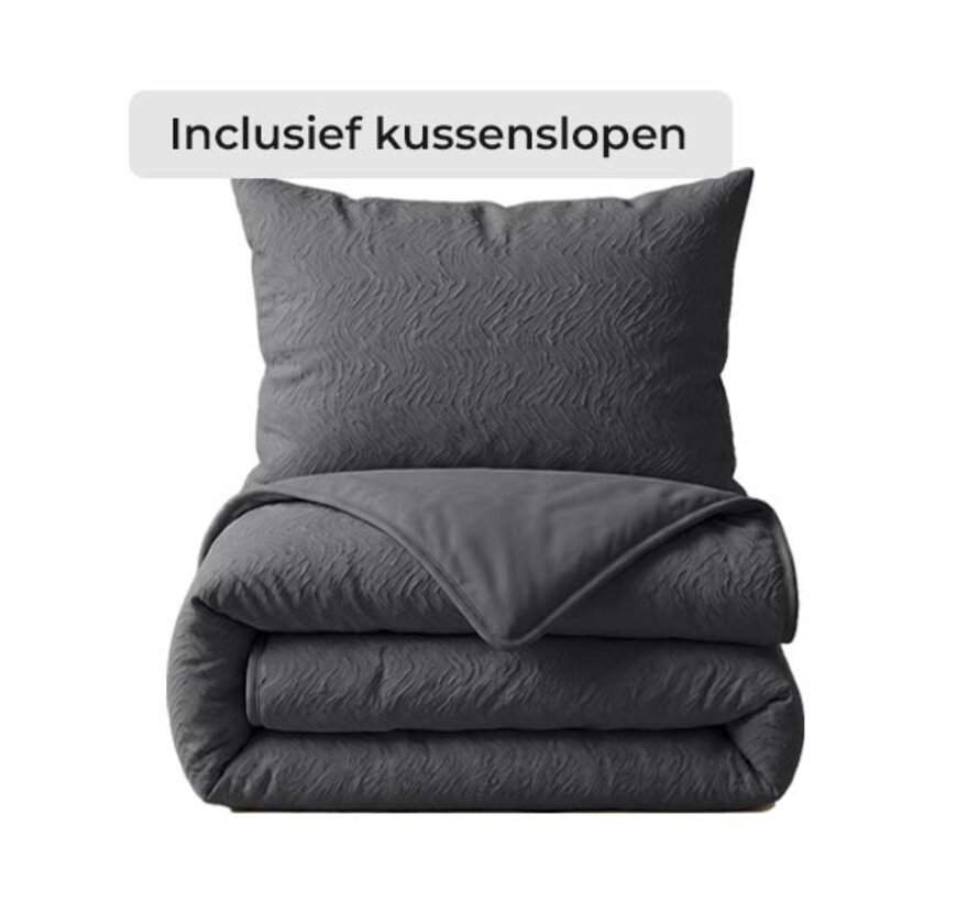 Dekbed Zonder Overtrek - Grijs Salva Lazy