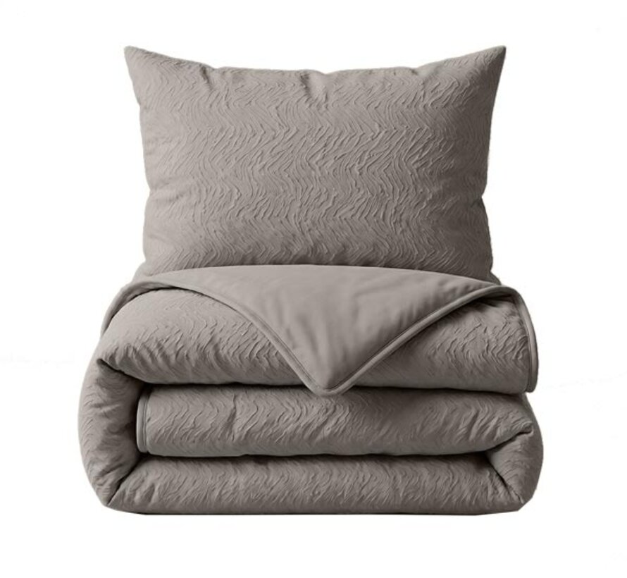 Dekbed Zonder Overtrek - Taupe Salva Lazy
