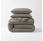Dekbed Zonder Overtrek - Kaki Diamond Lazy