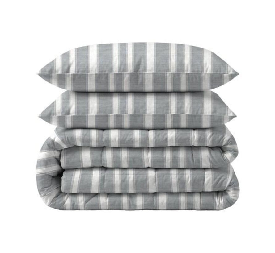 Dekbed Zonder Overtrek - Divided Grey