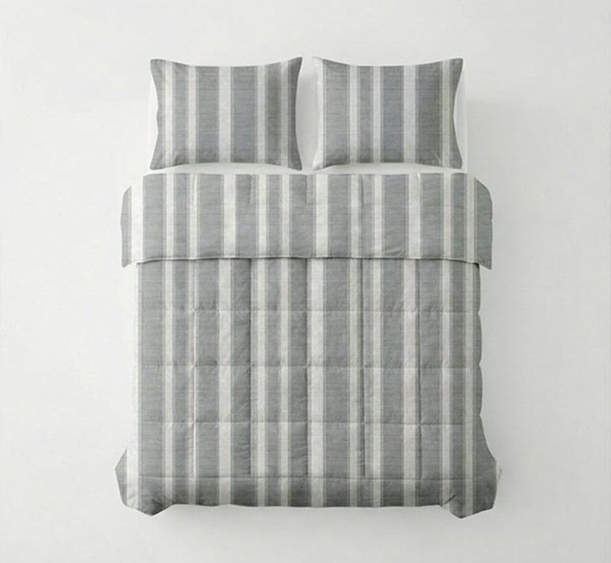 Dekbed Zonder Overtrek - Divided Grey