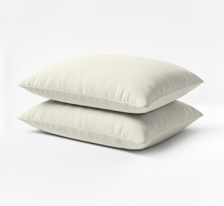 2-Pack: Kussenslopen - Creme