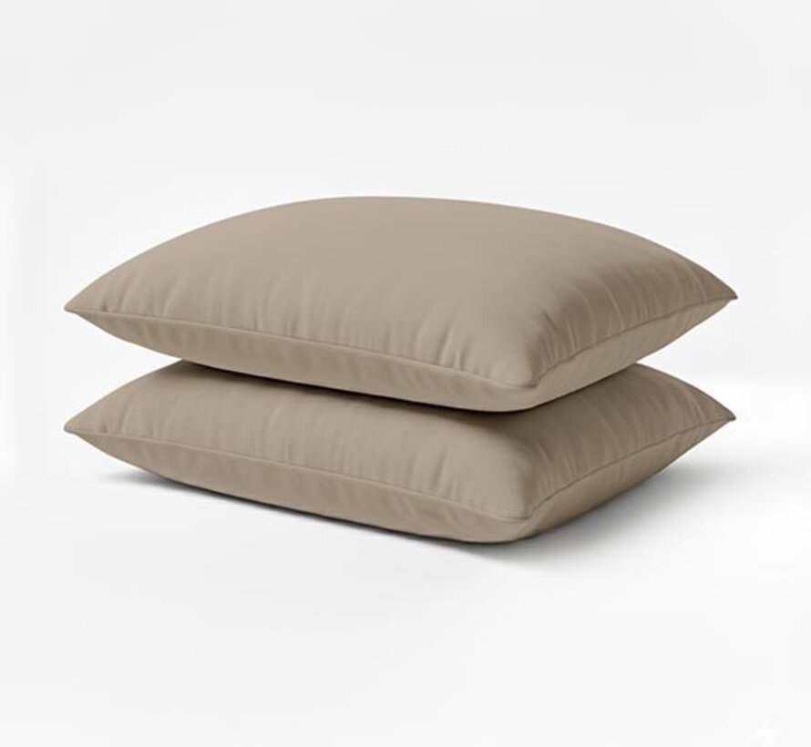 2-Pack: Kussenslopen - Taupe