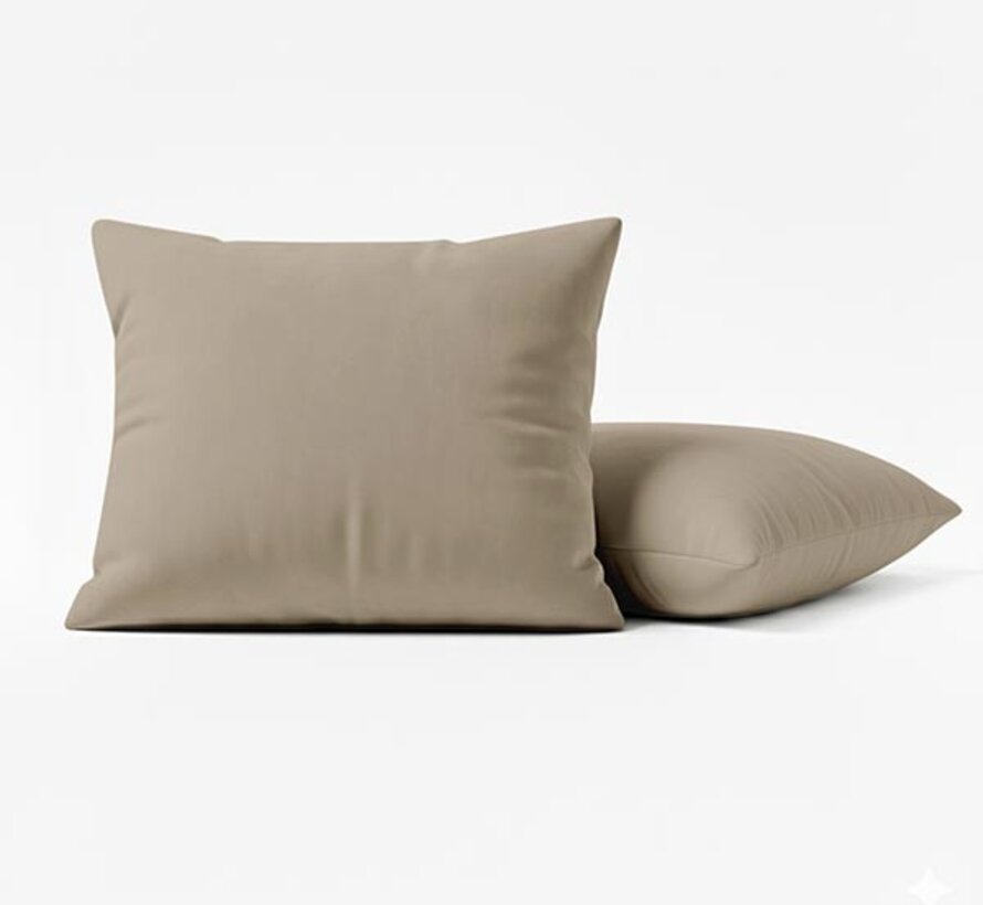 2-Pack: Kussenslopen - Taupe
