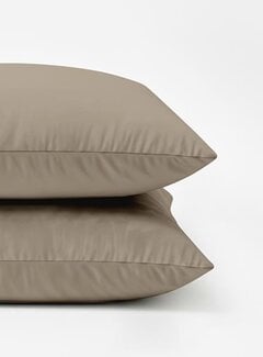 Whitelabel 2-Pack: Kussenslopen - Taupe