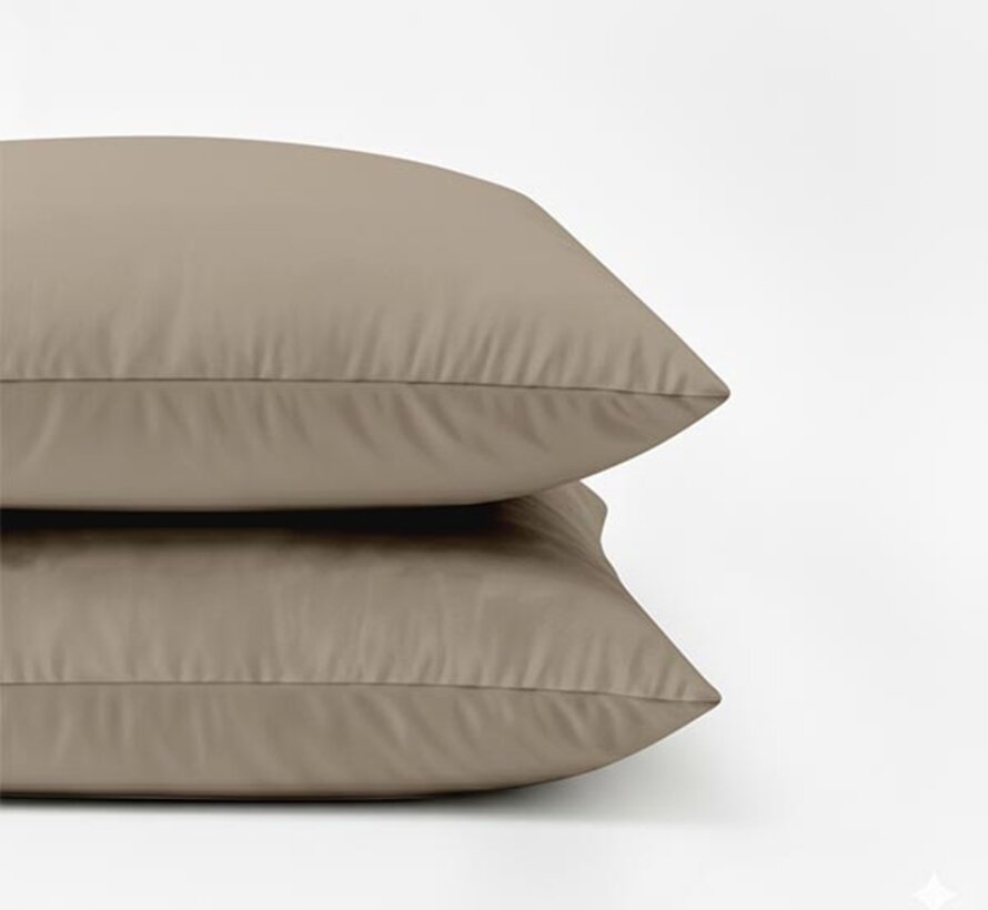 2-Pack: Kussenslopen - Taupe