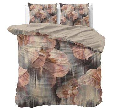 Dreamhouse Satin WILD Dreamy - Zand Katoen-Satijn Dekbedovertrek