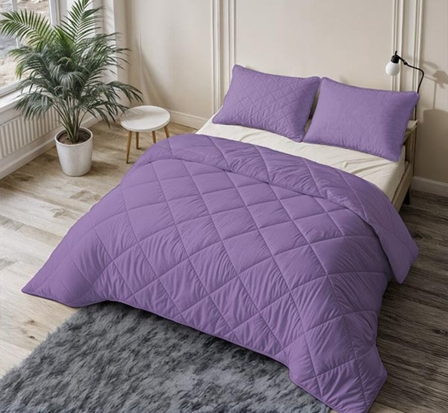 Dekbed Zonder Overtrek - Lavendel Lazy