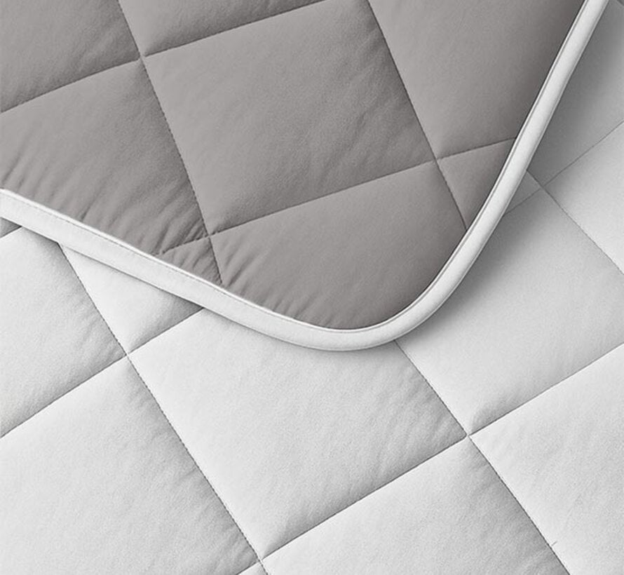 Dekbed Zonder Overtrek - Gebroken Wit/Taupe Lazy