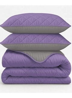 Sleeptime Dekbed Zonder Overtrek - Lavendel/Taupe Lazy