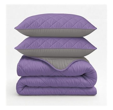 Sleeptime Dekbed Zonder Overtrek - Lavendel/Taupe Lazy
