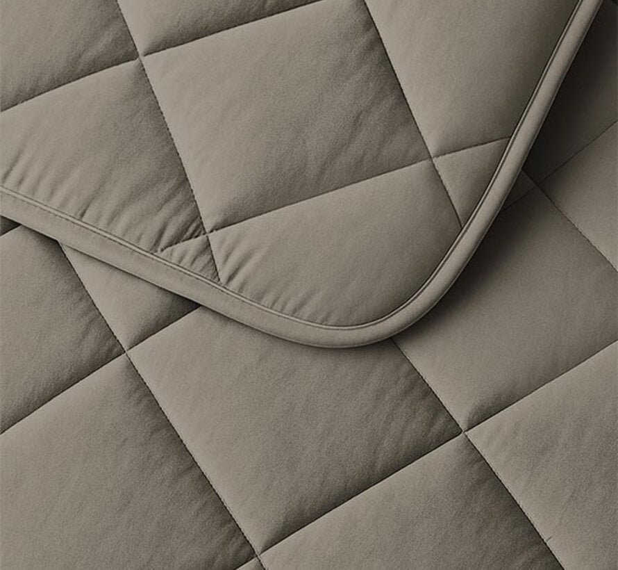 Dekbed Zonder Overtrek - Taupe Lazy