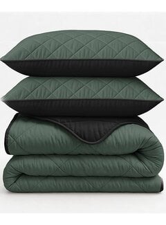 Sleeptime Dekbed Zonder Overtrek - Groen/Zwart Lazy