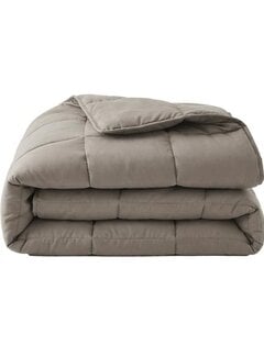Primaviera Deluxe Dekbed Zonder Overtrek - Taupe/Bruin Perkaal Katoen - Lazy