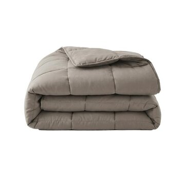 Primaviera Deluxe Dekbed Zonder Overtrek - Taupe/Bruin Perkaal Katoen - Lazy