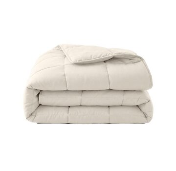 Primaviera Deluxe Dekbed Zonder Overtrek - Beige Perkaal Katoen - Lazy