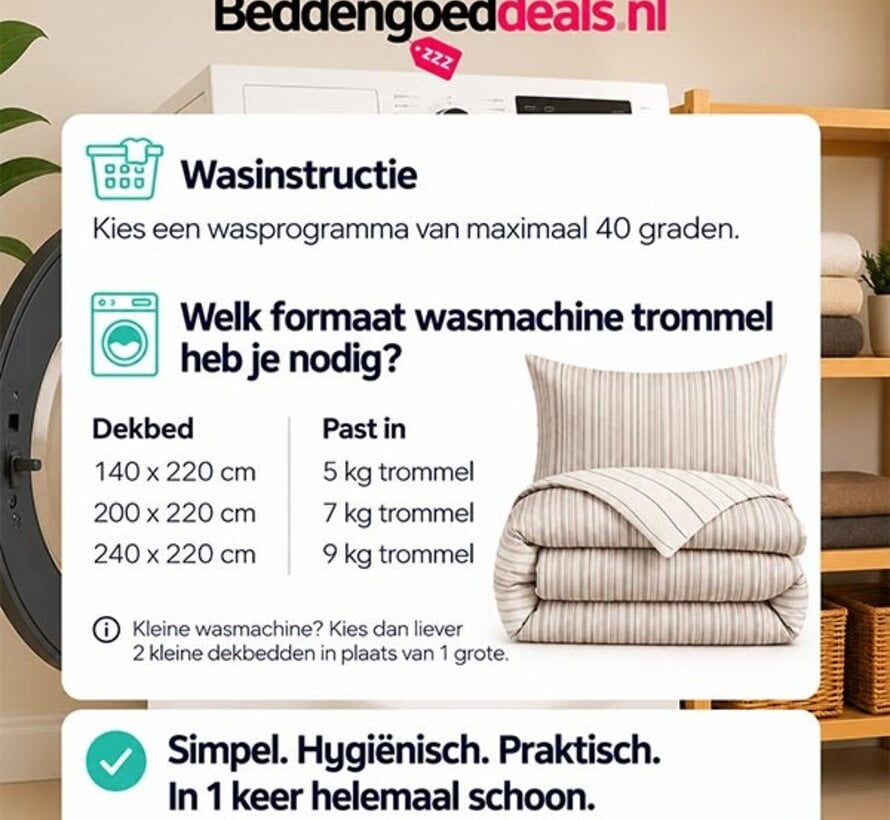 Dekbed Zonder Overtrek - Max - Lazy