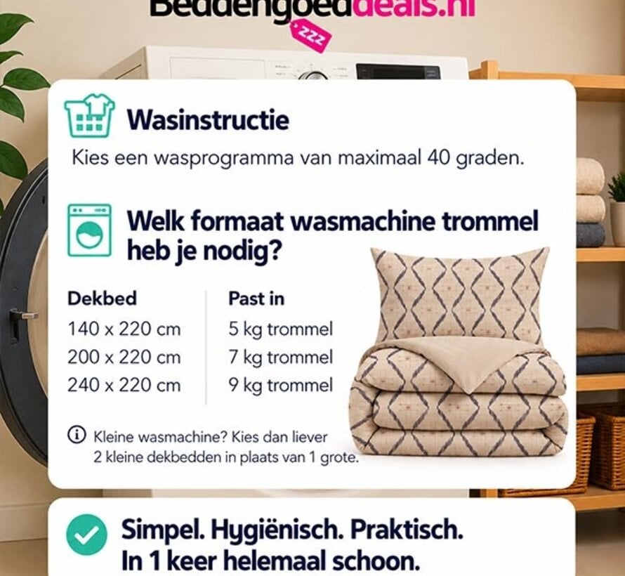 Dekbed Zonder Overtrek - Sander - Lazy