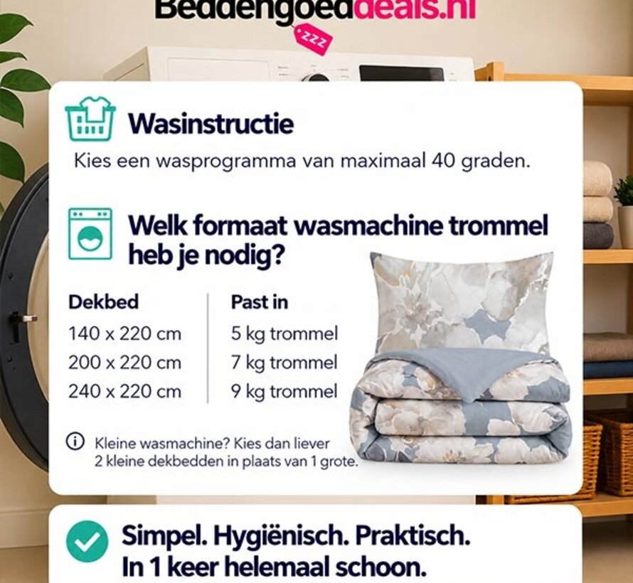 Dekbed Zonder Overtrek - Stephanie - Lazy