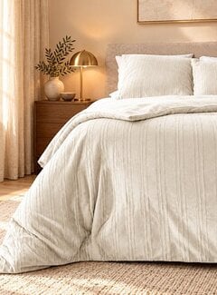 Sleeptime Velvet Lining - Beige Dekbedovertrek