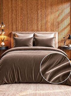 Sleeptime Velvet Cartier - Taupe Dekbedovertrek