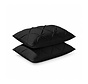 2-Pack: Kussenslopen - Zwart Velvet Diamond Pintuck