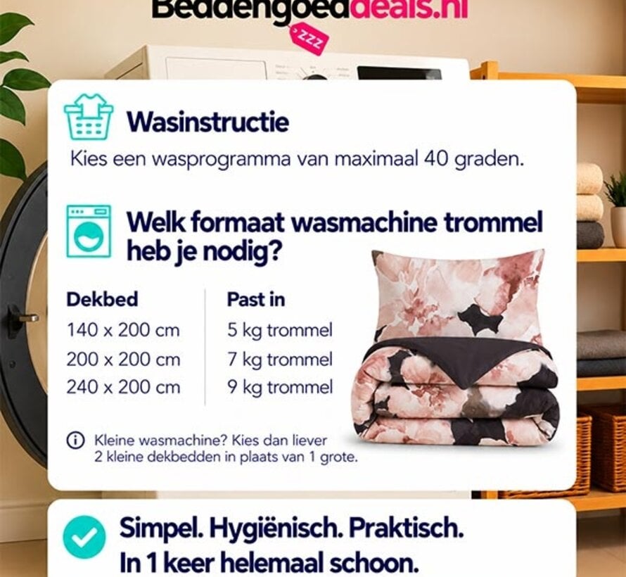 Dekbed Zonder Overtrek - Lucie - Lazy