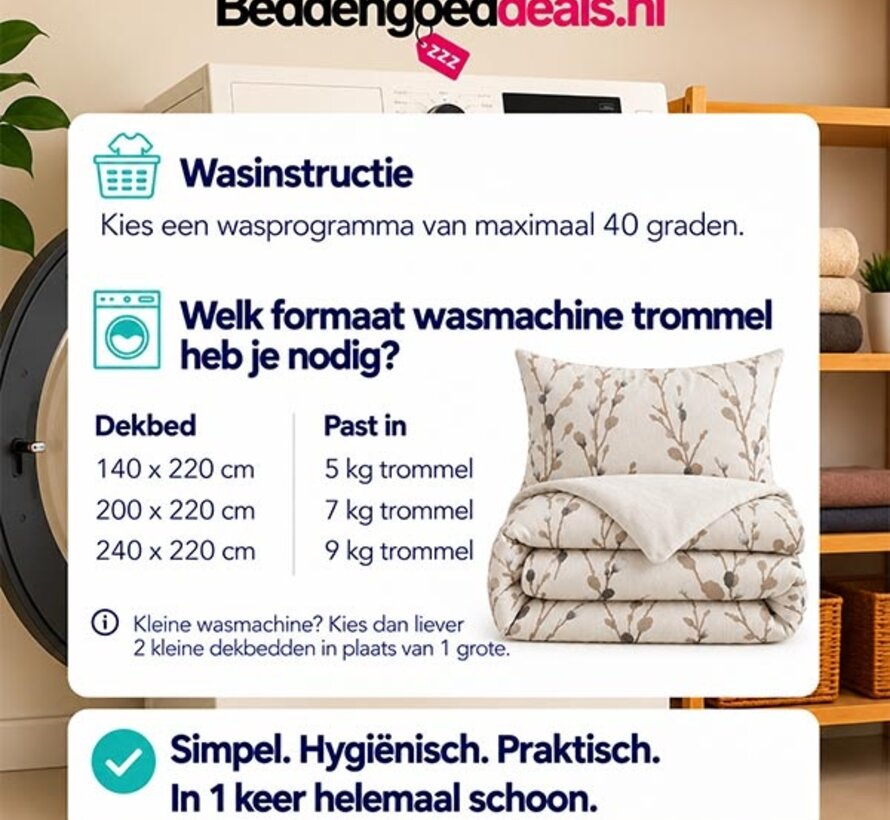 Dekbed Zonder Overtrek - Benna - Lazy