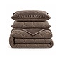 Dekbed Zonder Overtrek - Taupe/Bruin Teddy & Velvet Lazy