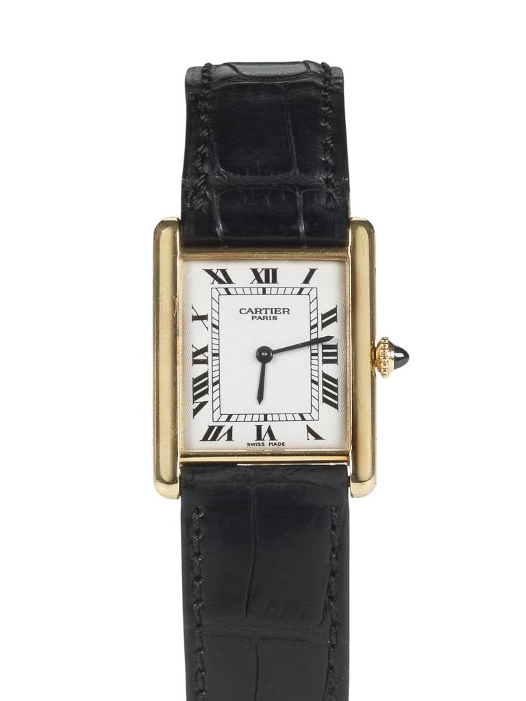 1990s Cartier Tank Louis In 18k Yellow Gold