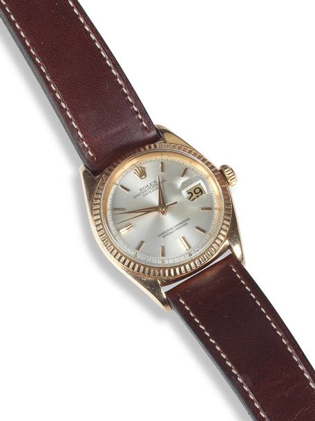 Rolex SOLD-Rolex Datejust 1601 rose gold 1963