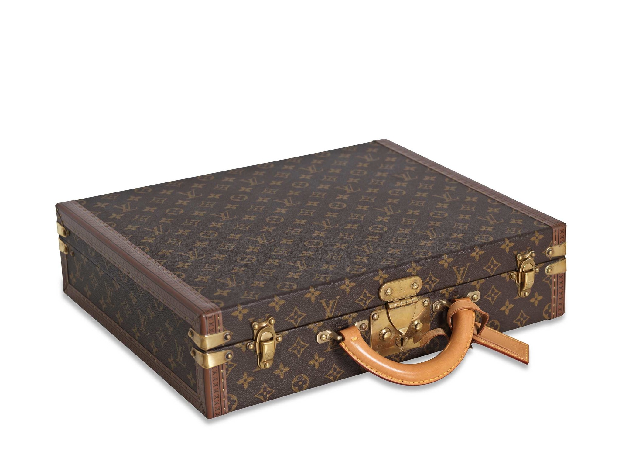 Custom Louis Vuitton monogram watch President briefcase - WRIST ICONS