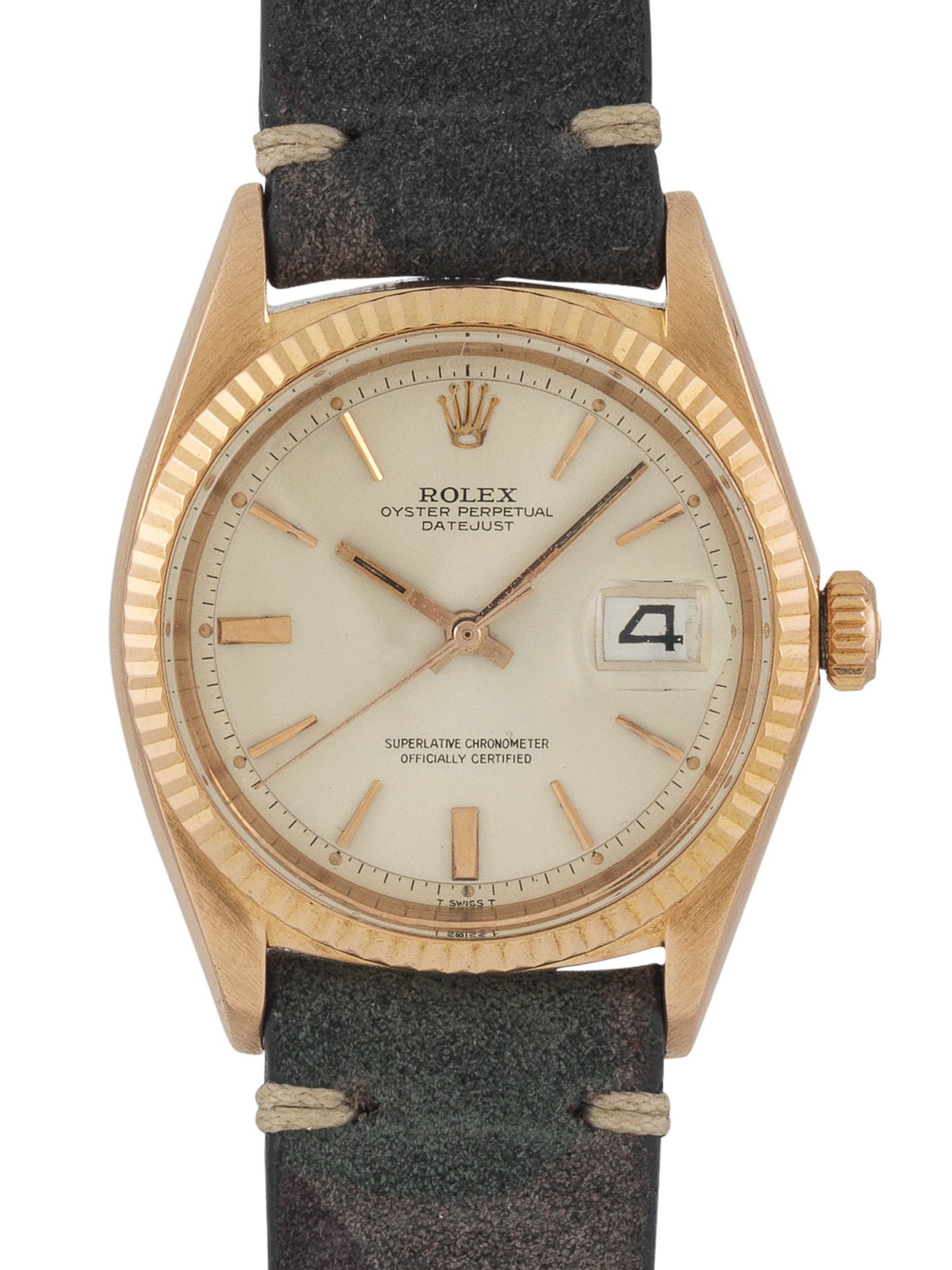 Rolex Datejust 1601 rose gold 1966 