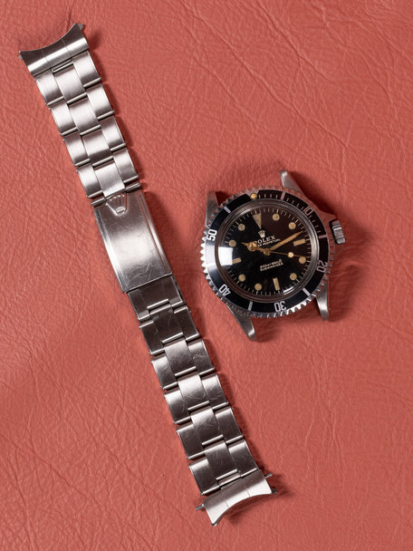 Rolex Submariner 5513 Gilt White Swiss Only 1963 Pointed Crown Guards -  WRIST ICONS