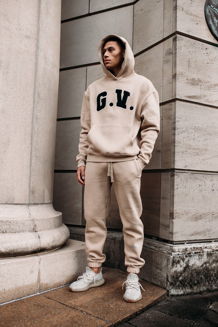 beige tracksuit