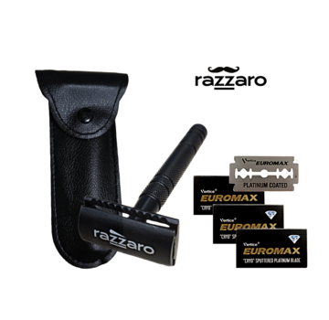 Razarro Safety Double Edge Razor + 3 Pakjes Euromax Scheermesjes