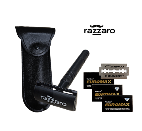 Razarro Safety Double Edge Razor + 3 pakjes Euromax Scheermesjes