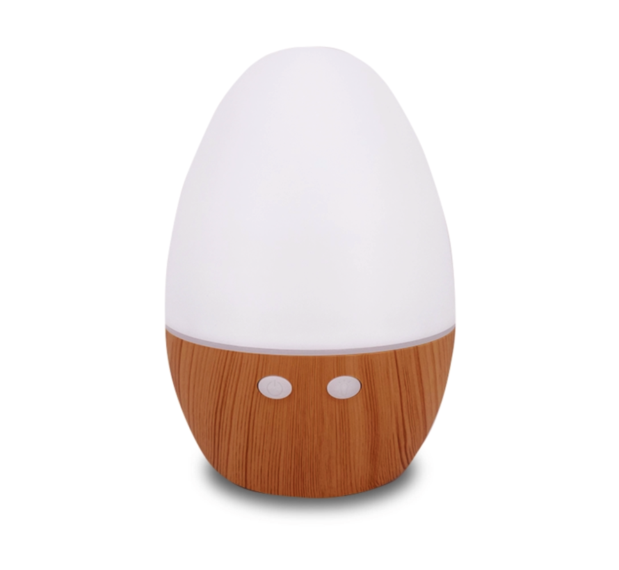 Aroma diffuser Wood met LED Small