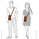 Bear Design Herentas Crossbody Medium Cognac Bear Design Herentas Crossbody Medium Cognac